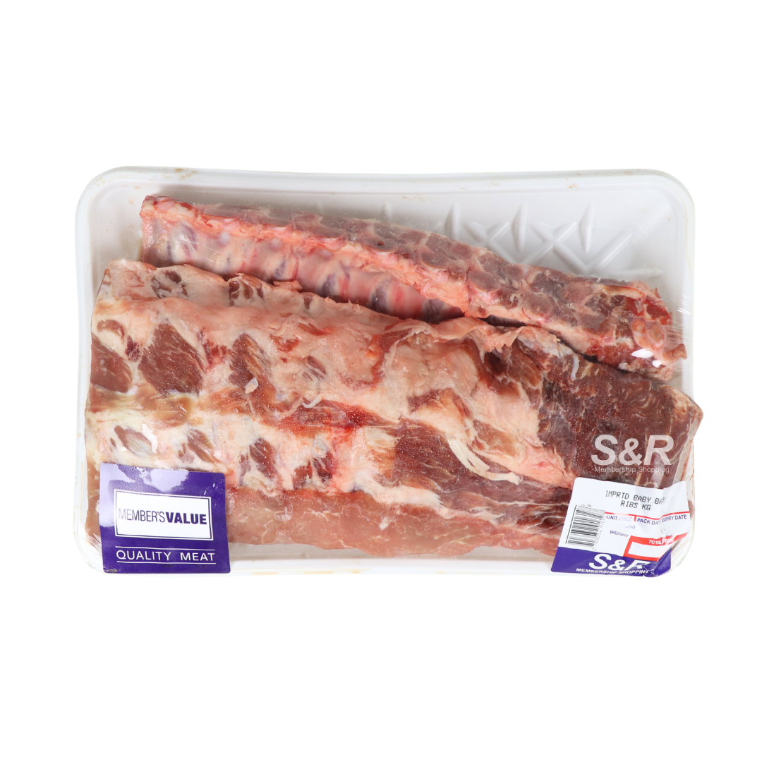 Member's Value Imported Baby Back Ribs approx 1.6kg